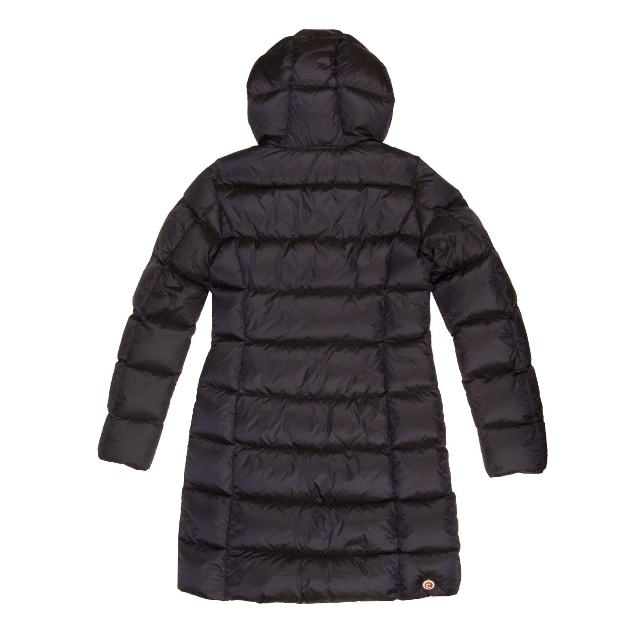 Piumino Lungo Fullzip Con Cappuccio Bambino Blue Navy 3499/7QD 68.BLUENAVY COLMAR ORIGINALS 