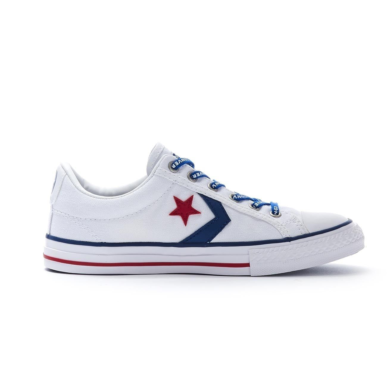 Sneakers Star Player Ev Ox White Navy Gym Red 663992C WHT/NAVY/RED CONVERSE 