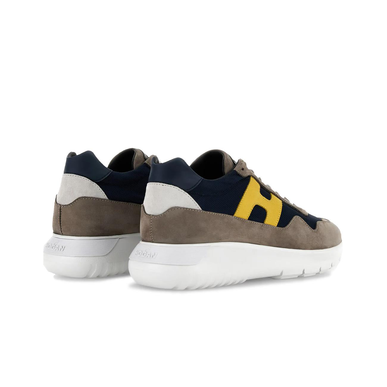 Sneakers Interactive3 Uomo Blu Giallo Grigio HXM3710AJ15S9I64F9 BLU/GIALLO/GRIGIO HOGAN 