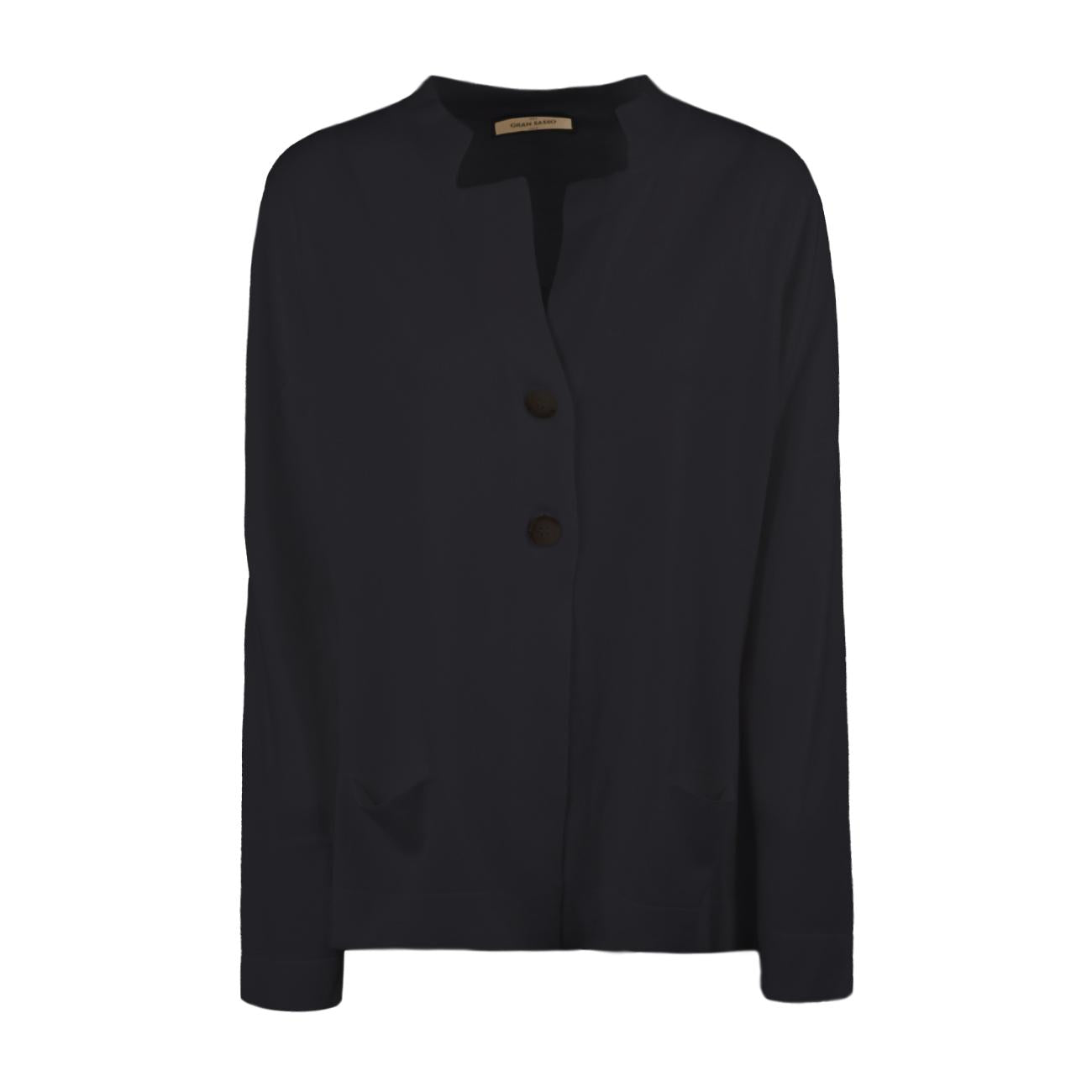 Giacchina Basico Donna Blu Navy 57205/12805 598 BLU NAVY GRAN SASSO 