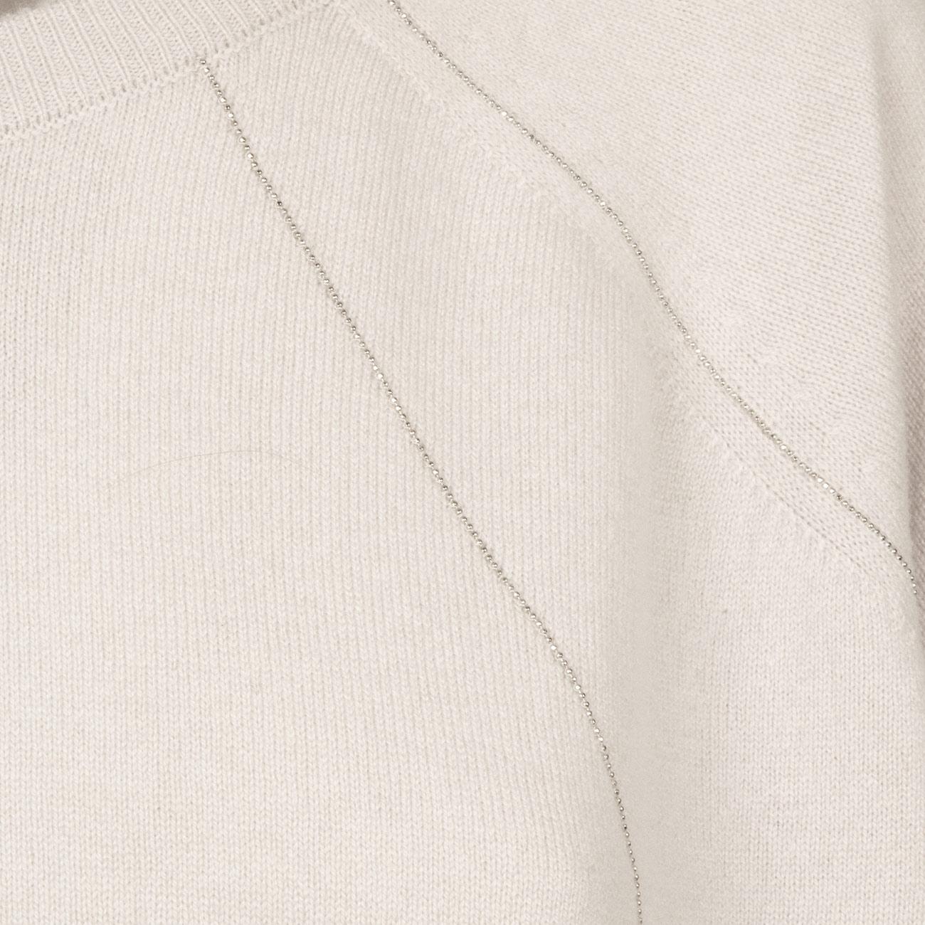 Pullover In Lana E Cashmere Donna Grigio Chiaro 46463 5368 LIGHT GREY LE TRICOT PERUGIA 