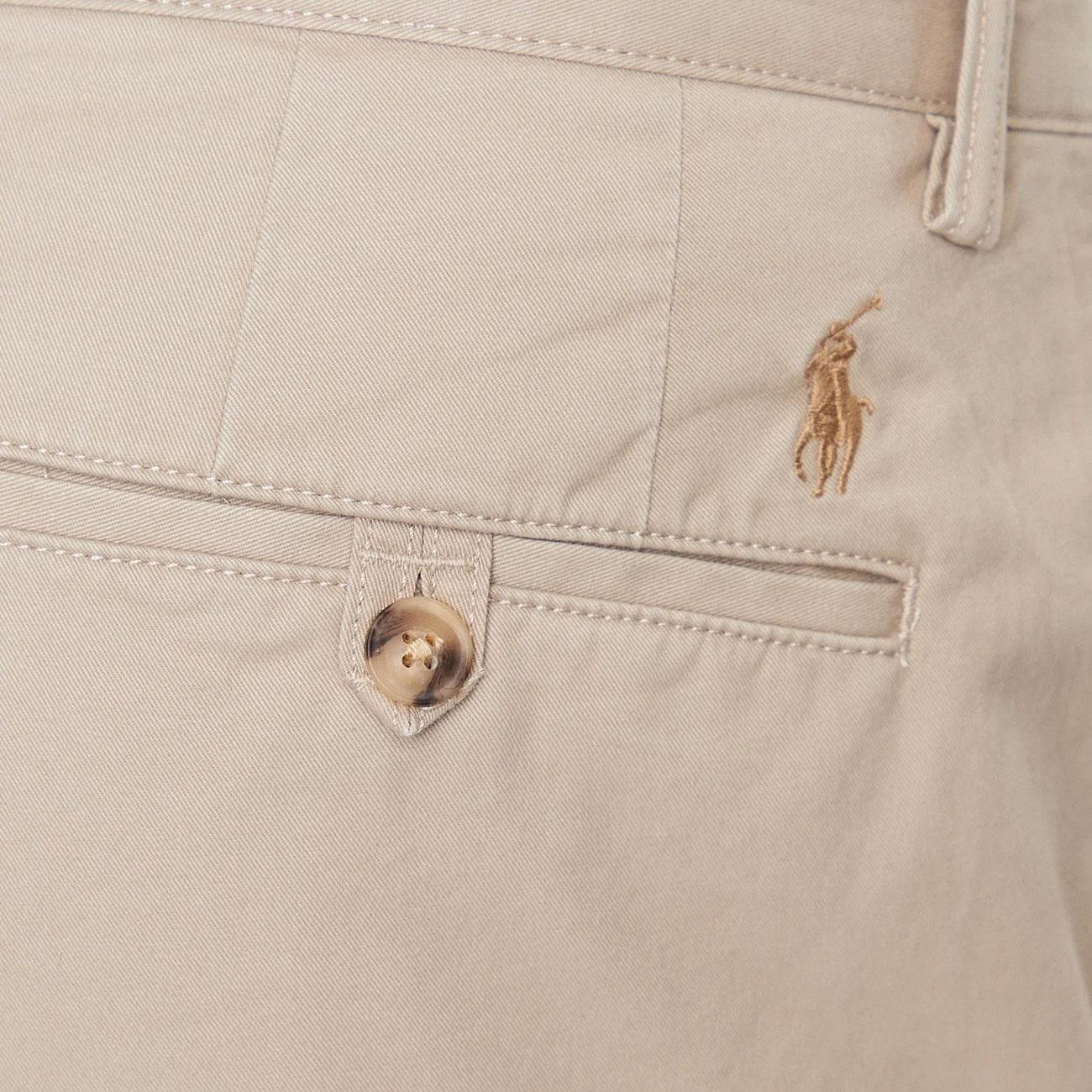 Bermuda Flat Chino Uomo Khaki Tan 710799213 013 KHAKI TAN POLO RALPH LAUREN 