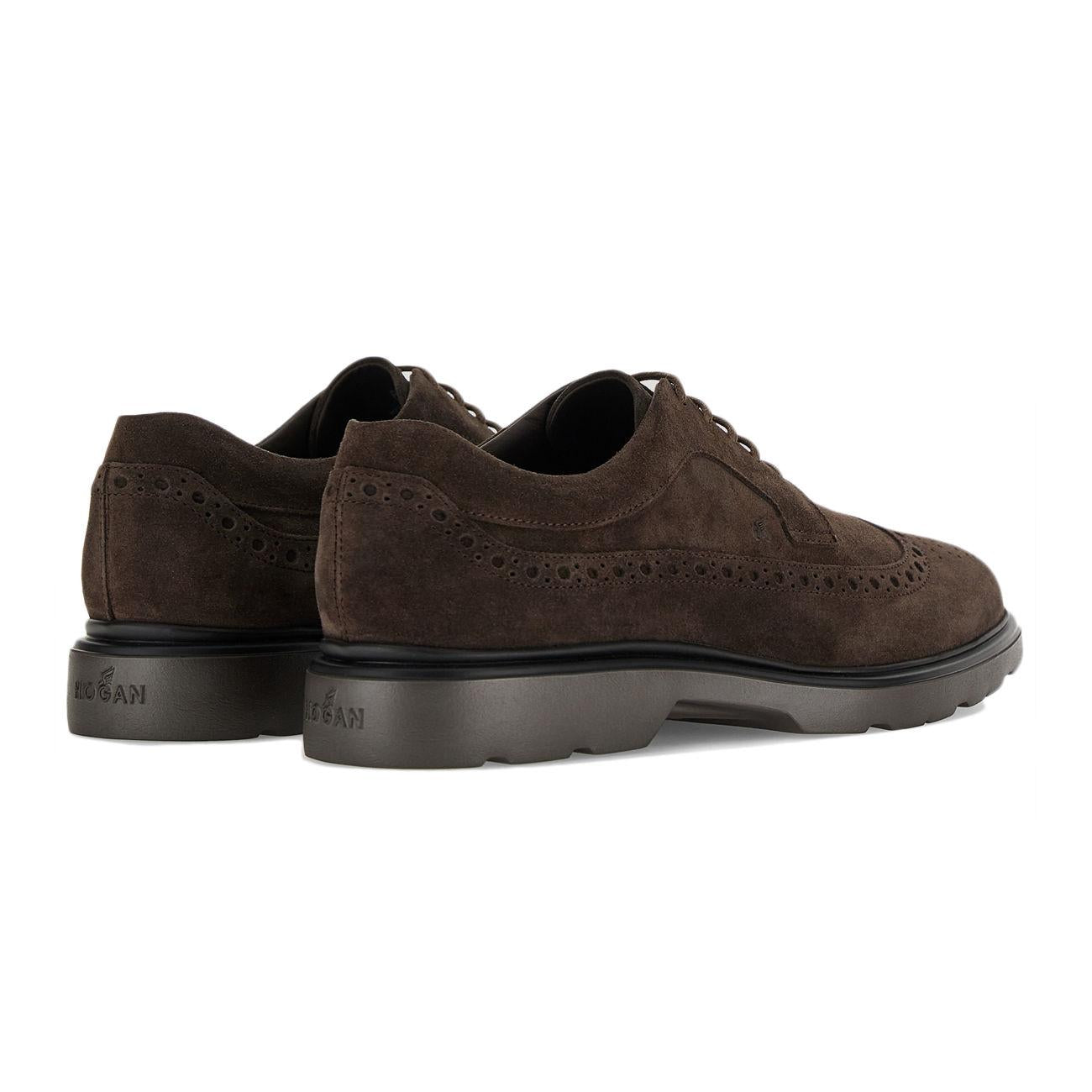 Scarpe Route Classica Scamosciata Uomo Moro HXM3930BX60HG09999 MORO HOGAN 