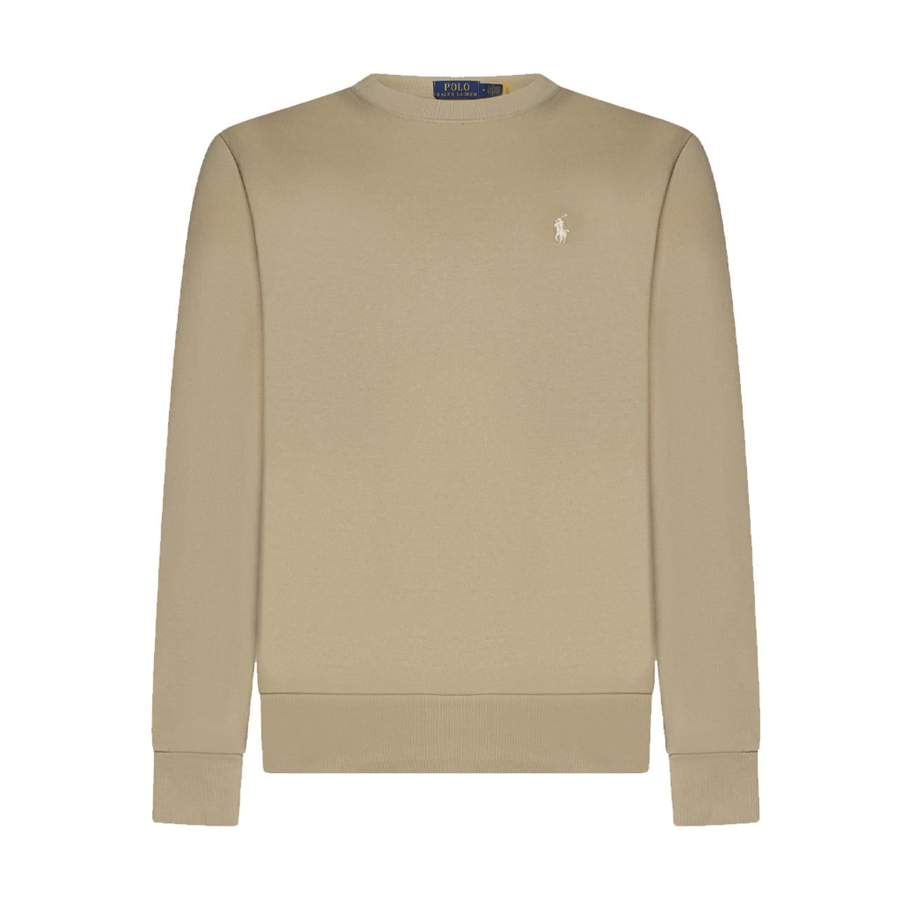 Felpa Girocollo Uomo Costal Beige 710916689 014 COASTAL BEIGE POLO RALPH LAUREN 