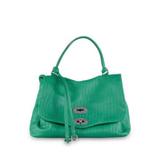Borsa Tracolla Postina S Plisse Donna Erba ZA00PEL06120SE Z9940ERBAPOA ZANELLATO 
