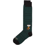 Calze Charlie Brown Unisex Verde Scuro FW220010 0007 VERDE SCURO SOX IN THE BOX 
