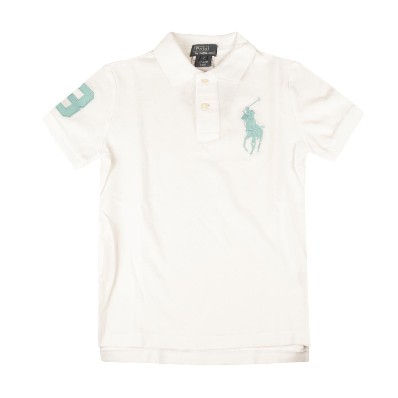 Polo Big Pony Bimbo White K12KBIGP-C83C5 A123A WHITE POLO RALPH LAUREN 