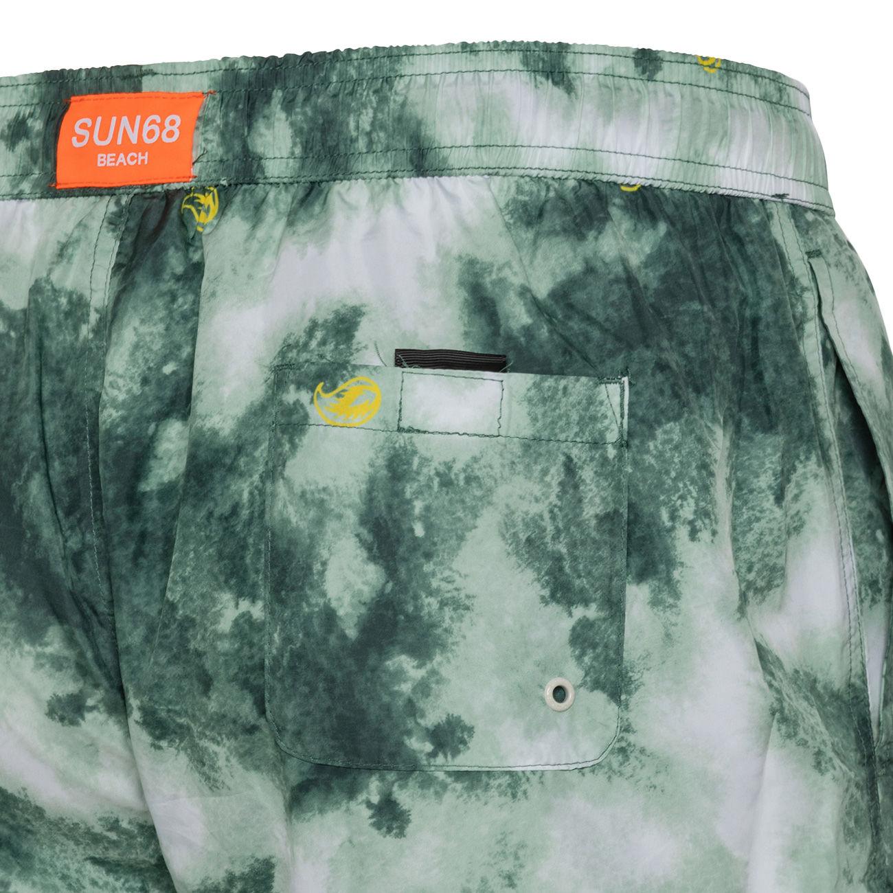 Costume Tie Dye Uomo Militare Giallo H32113 1963MILITARE/GIALLO SUN68 