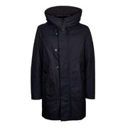 PARKA U. KASA SL PIUMA ZIP + BOTT. CAPP. FISSO NYLON  PEUTEREY PEU380901110733 215 BLU GRAFITE PEUTEREY 