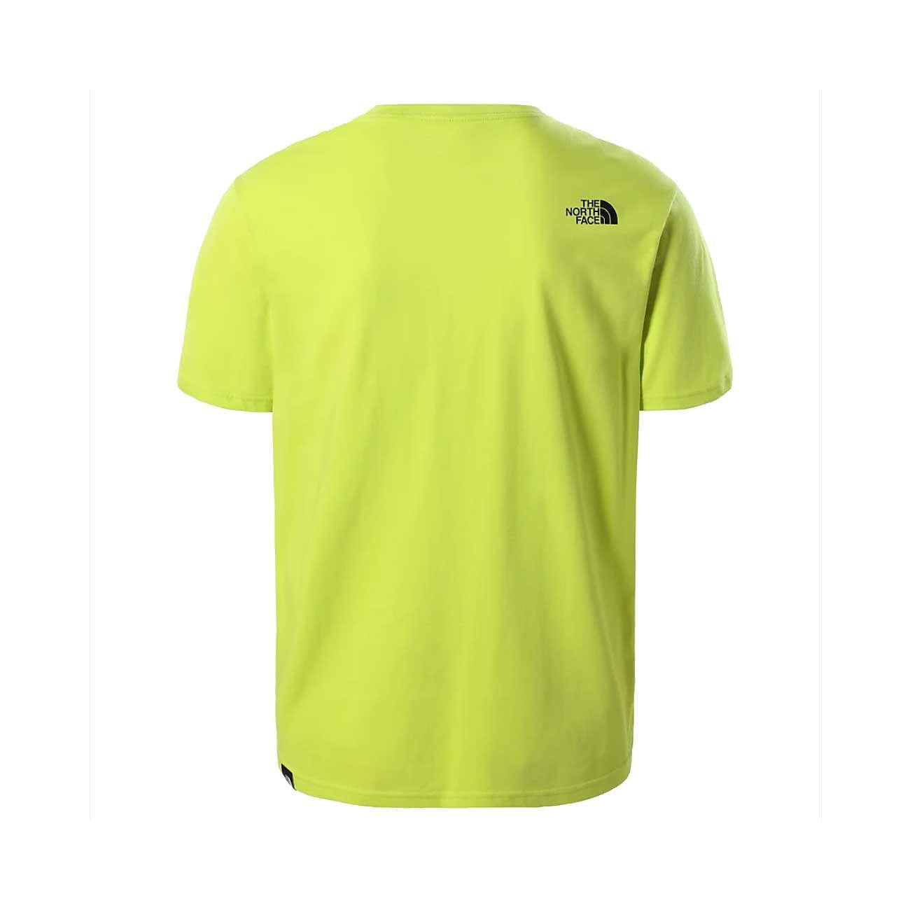 T-Shirt Standard Maxi Logo Uomo Sulphur Spring Green NF0A4M7X JE31SULPHURSPRINGGREEN THE NORTH FACE 