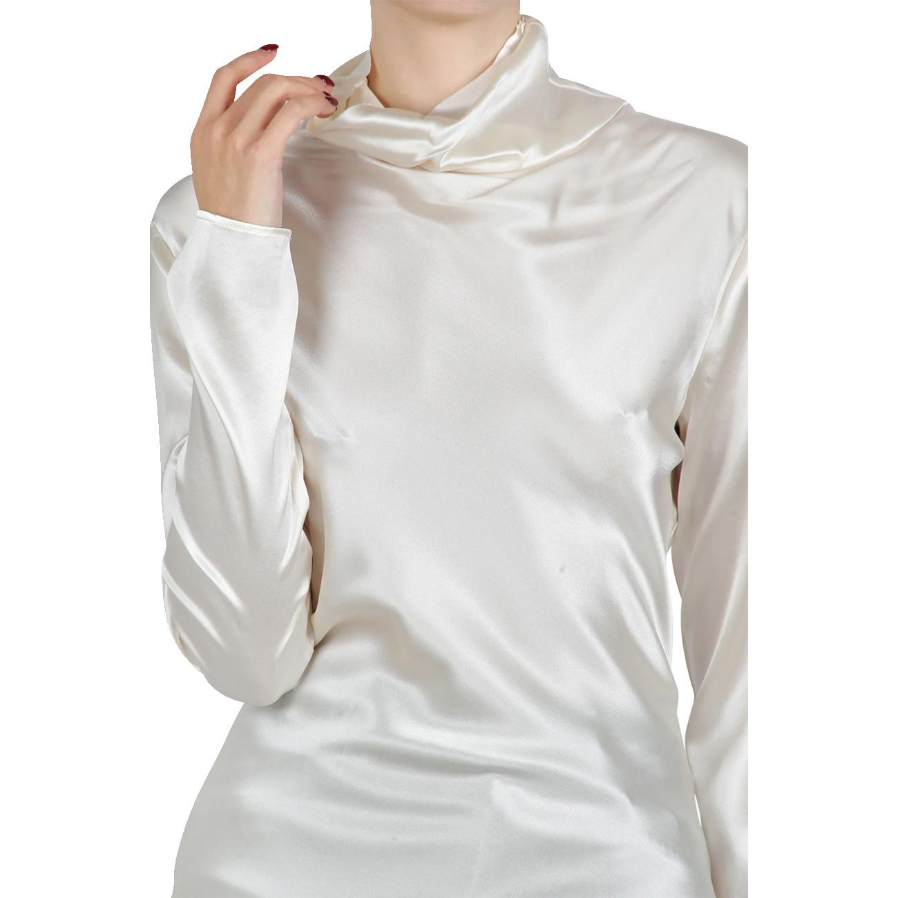 Lupetto In Seta Donna Panna J3612116/L 045 PANNA JUCCA 