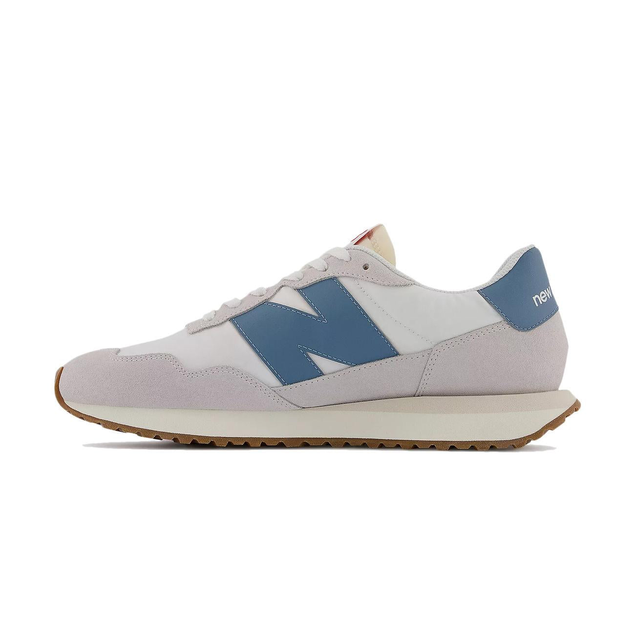 Sneakers Suede 237 Uomo Cloud White Black MS237GD CLOUD WHITE/BLACK NEW BALANCE 