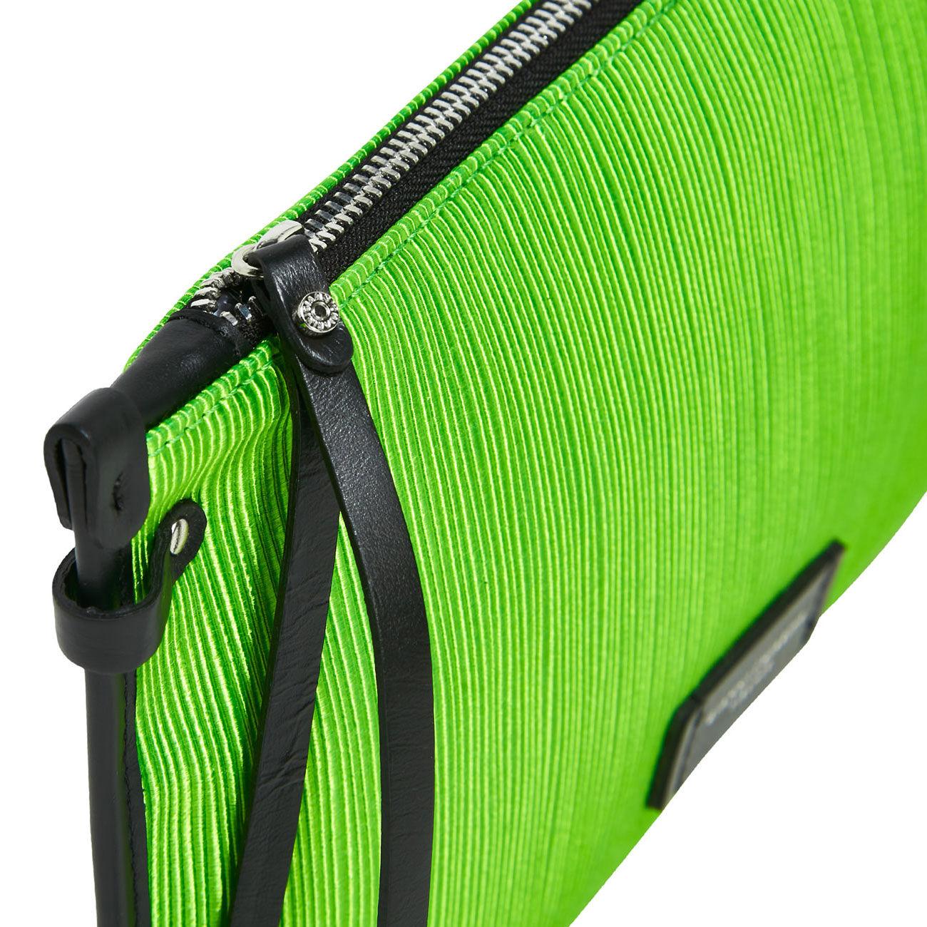 BUSTA MARCELLA PELLE E TESSUTO GIANNI CHIARINI BS9405VTMN 924 KIWI GIANNI CHIARINI 