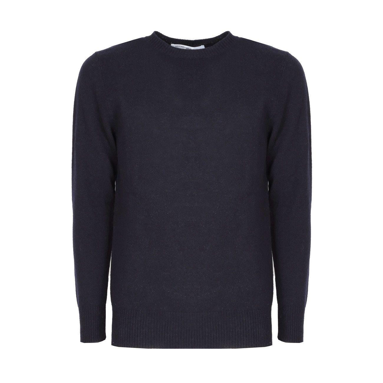 Pull Girocollo In Lana Uomo Blu DF/U21M01/FF210 100BLU DEPARTMENT FIVE 