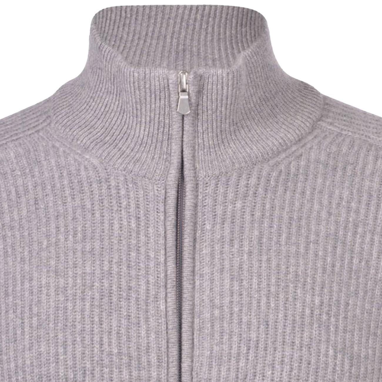 Cardigan Full Zip 23130/19688 061 GRIGIO LA FILERIA 