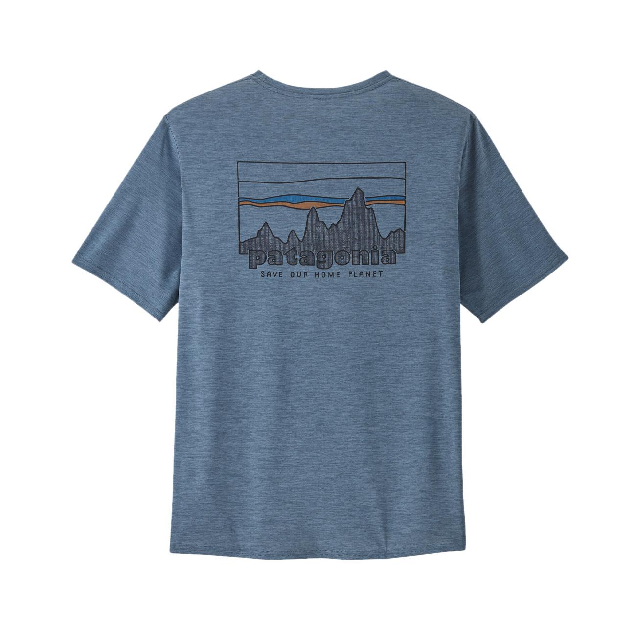 Tshirt Cool Daily Graphic Uomo Skyline Utility Blue 45235 SKUX SKYLINE UTILITY BLUE PATAGONIA 