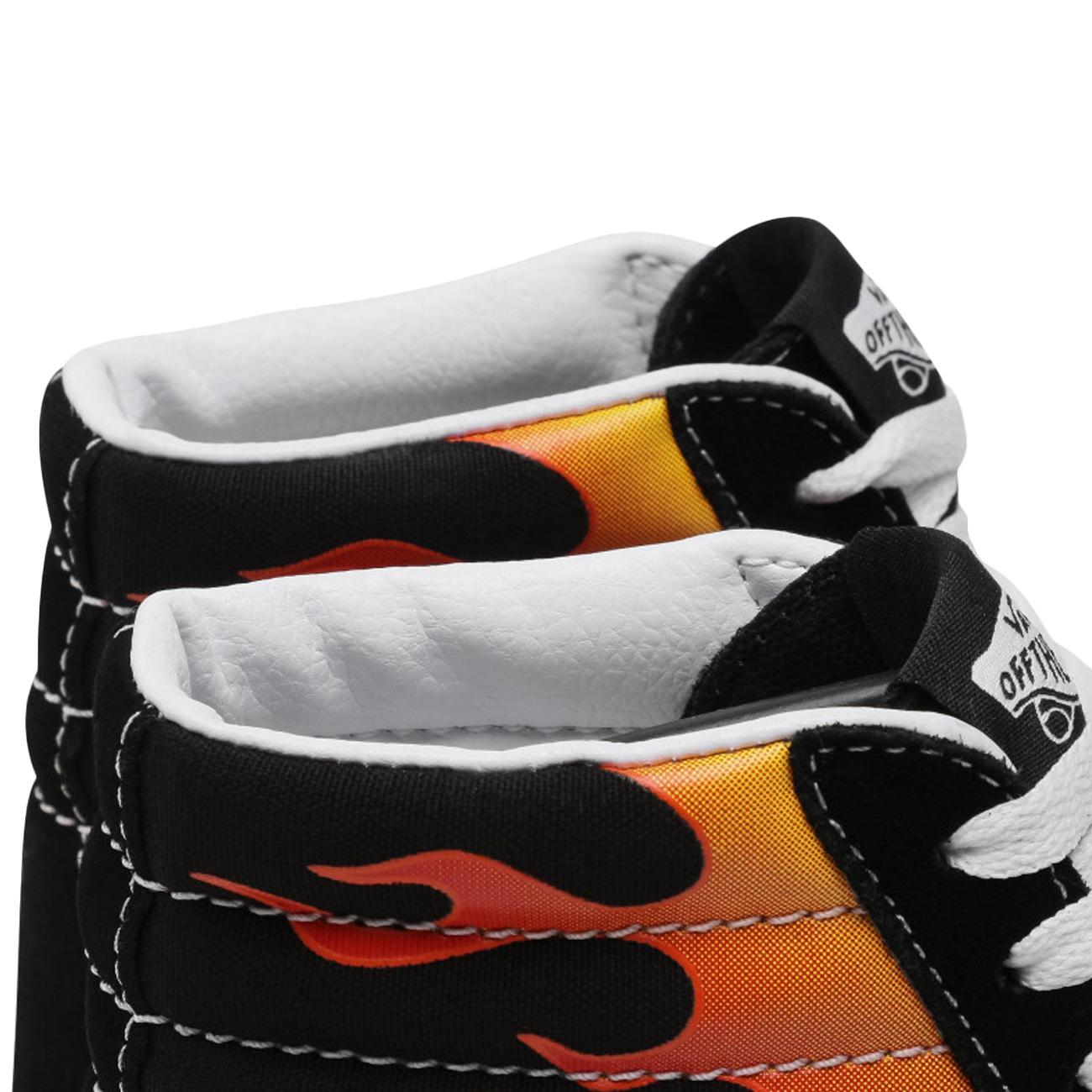 Scarpe Flame Sk8-Hi Reissue VN0A2XSBPHN BLACK/BLACK/TRUE WHITE VANS 