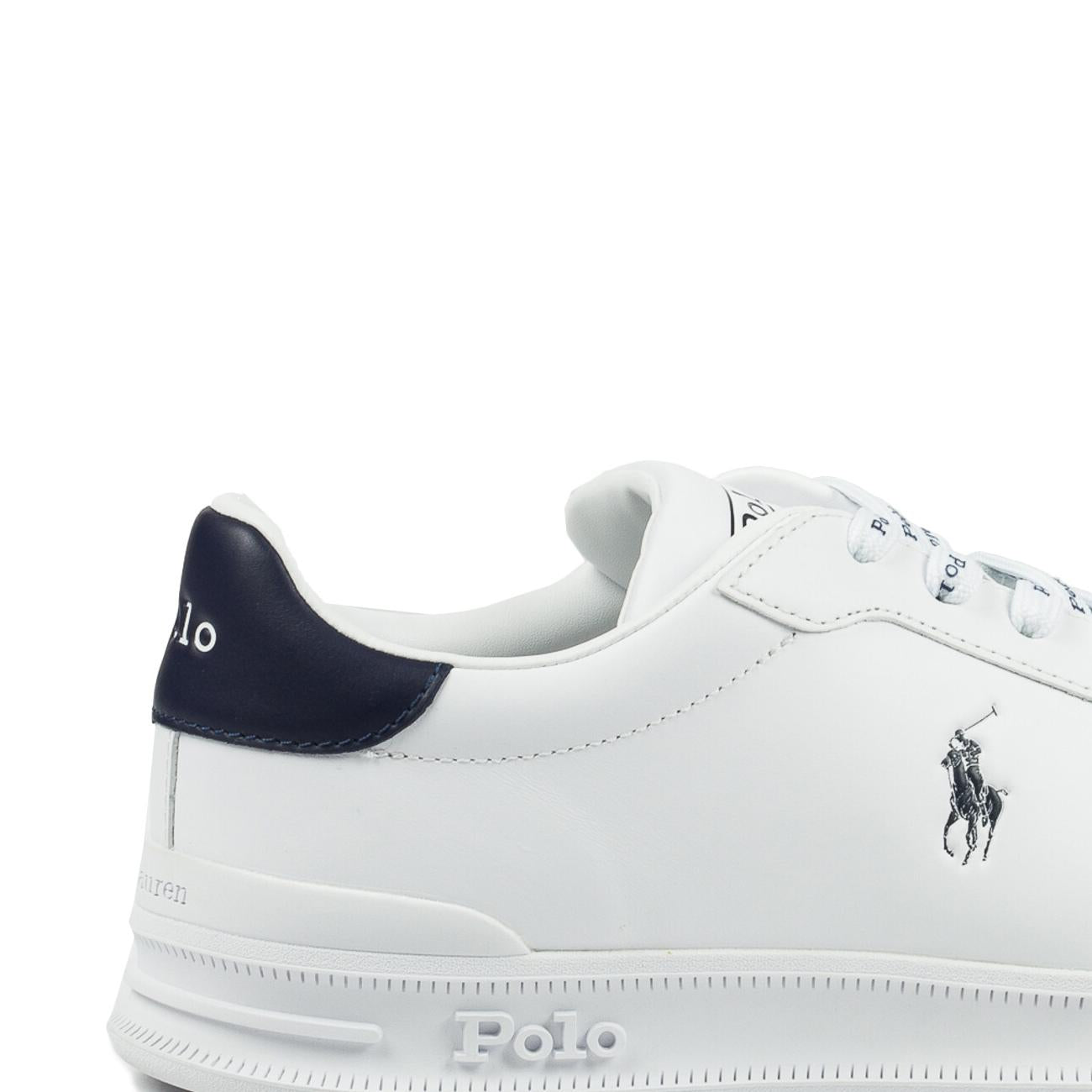 SNEAKER U. HRT CT II ATHLETIC SHOES POLO RALPH LAUREN 809829824 003 WHITE/NEW PORT NAVY PP POLO RALPH LAUREN 