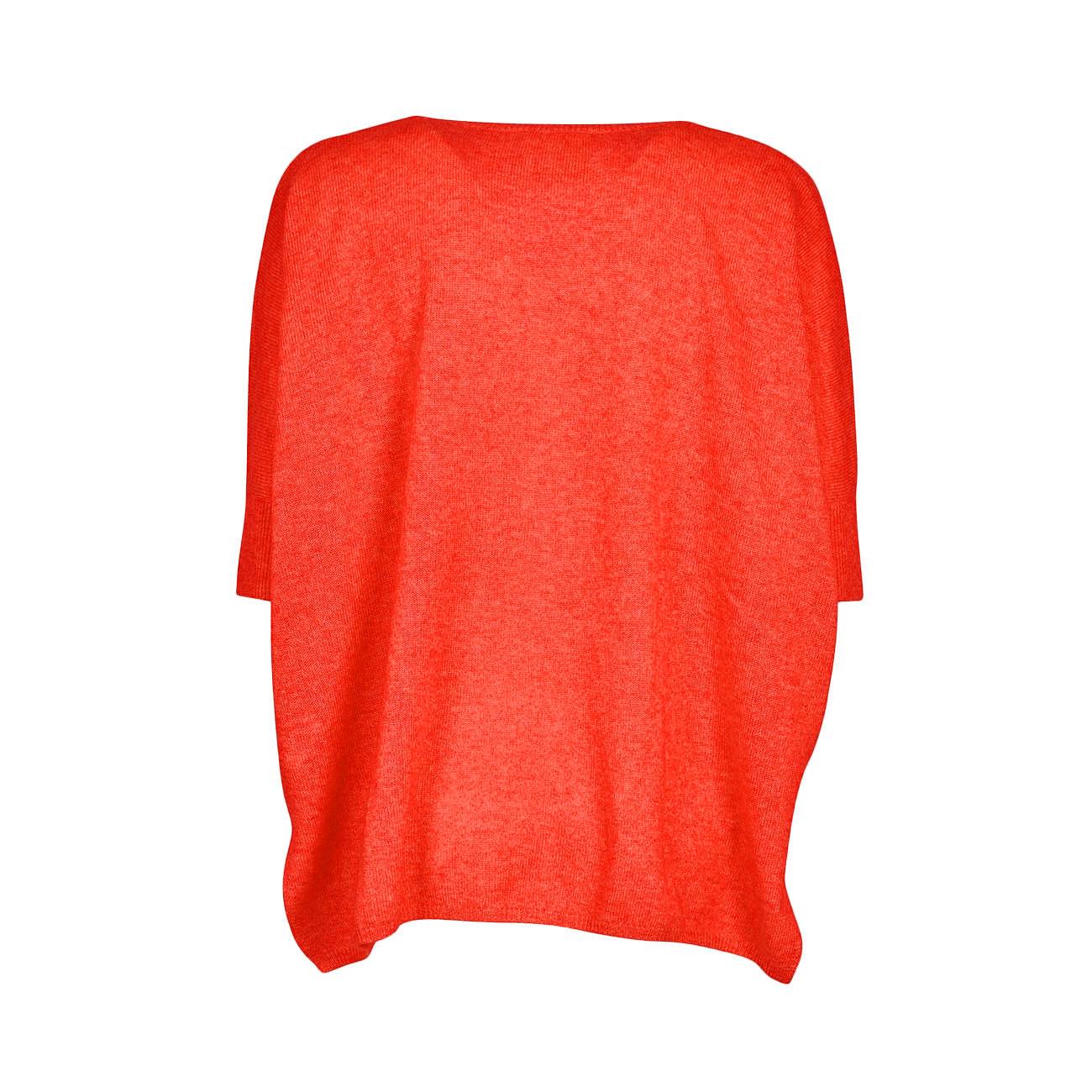 Pull Kate Con Scollo A V Donna Corail Fluo AC142010C CORAIL FLUO ABSOLUT CASHMERE 