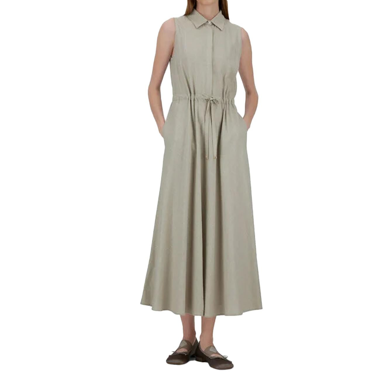 Abito In Linen Blend AB000028D-12689 1985 CHANTILLY HERNO 