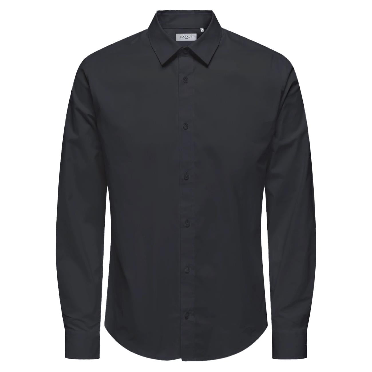 Camicia Stretch Uomo Blu MK793012 BLU MARKUP 