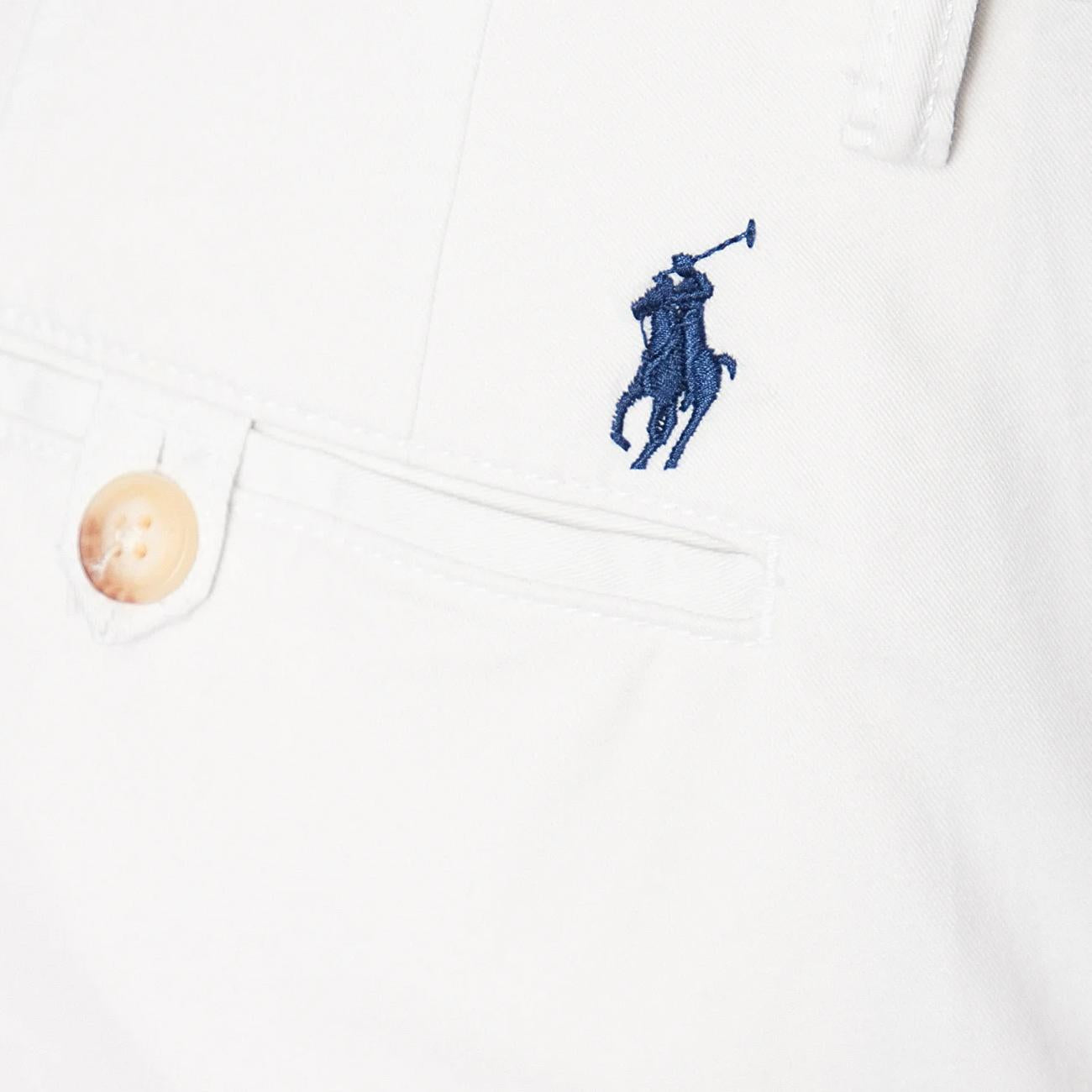Bermuda Flat Chino Uomo Deckwash White 710799213 031 DECKWASH WHITE POLO RALPH LAUREN 