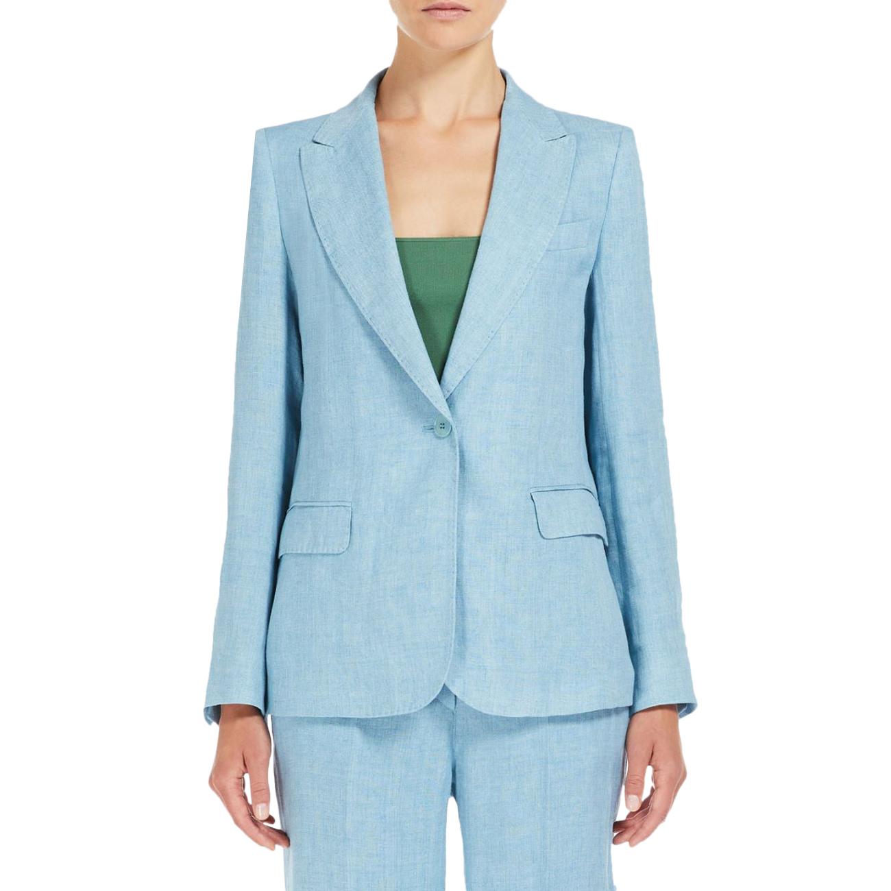 Blazer Nalut Donna Acqua Delave NALUT 2415041032600 025 ACQUA DELAVE MAX MARA WEEKEND 
