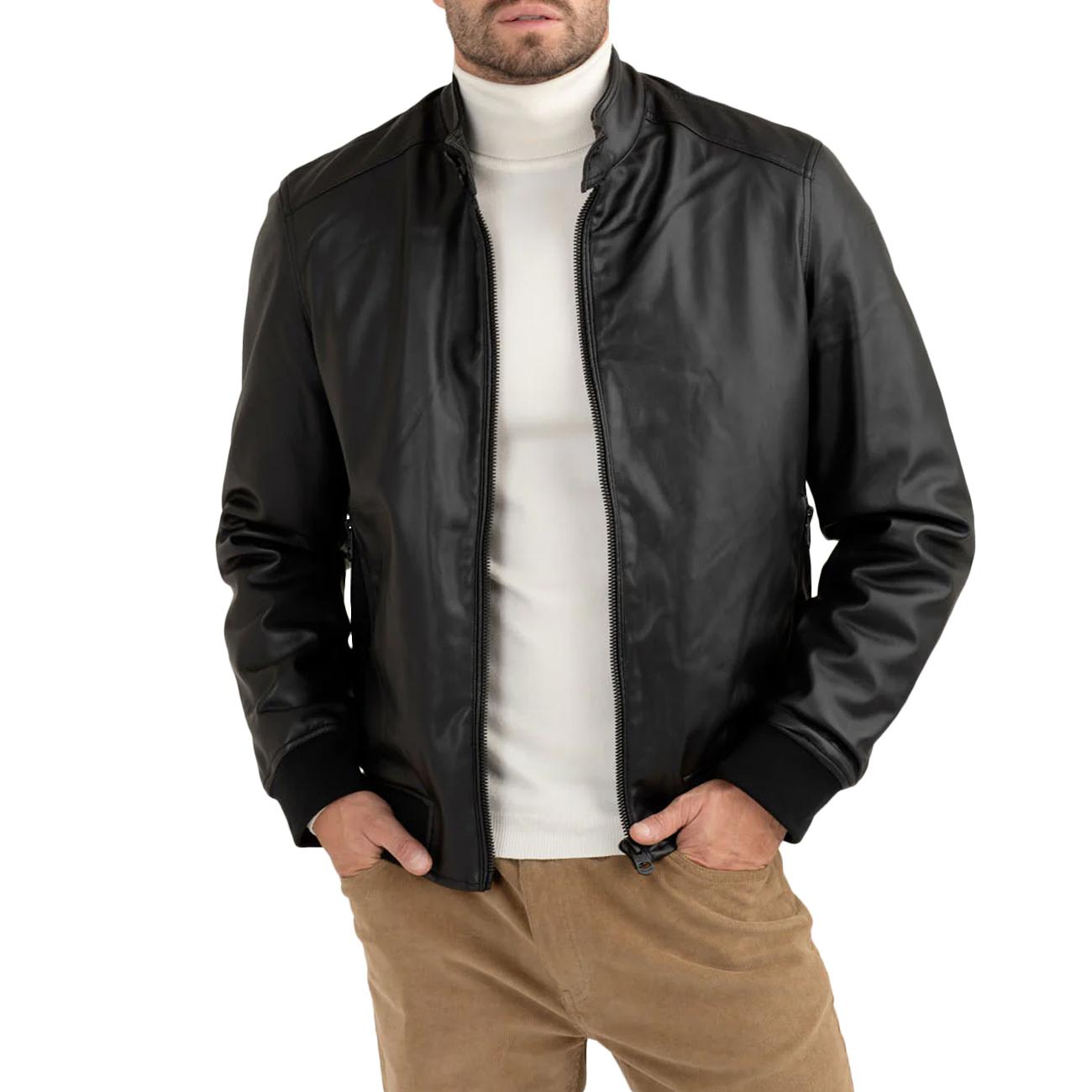 Giubbotto In Similpelle FM25W12KE A0951 NERO FRED MELLO 