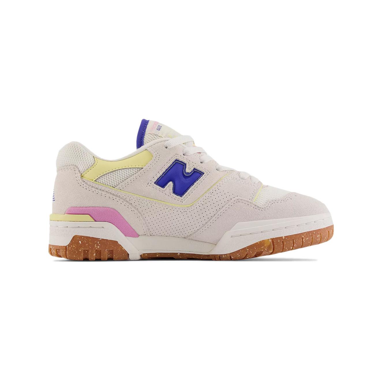 SNEAKER DONNA LIFESTYLE MTZ NEW BALANCE BBW550DB WHITE/BLUE/YELLOW/PINK NEW BALANCE 