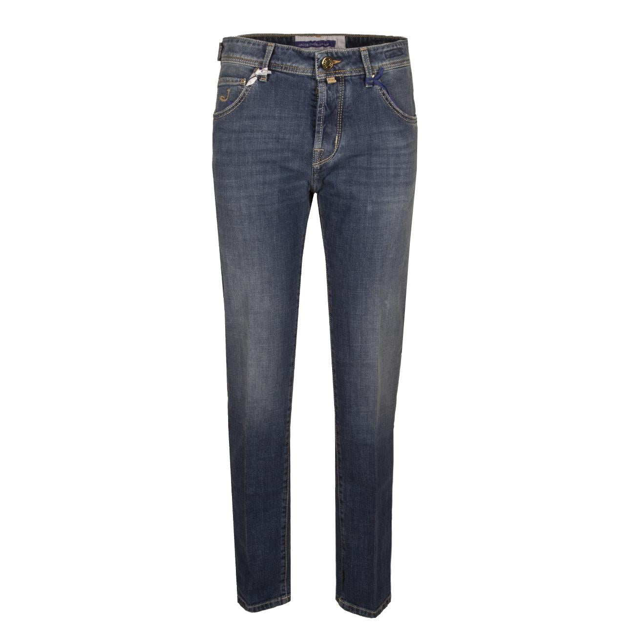 Jeans Scott Slim Fit Uomo Denim Crop UQE1534S3736 734D ZZJU0734 JACOB COHEN 
