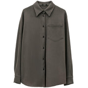 Camicia Overshirt Con Taschino EFW250108 GRIGIO ELEH 