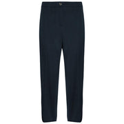 Pantaloni Dritti In Raso Stretch P011P000499N BLU NAVY ELENA MIRO' 