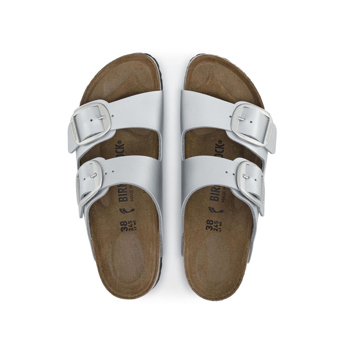 Sandali Arizona Grande Fibbia 1025831 METALLIC SILVER BIRKENSTOCK 