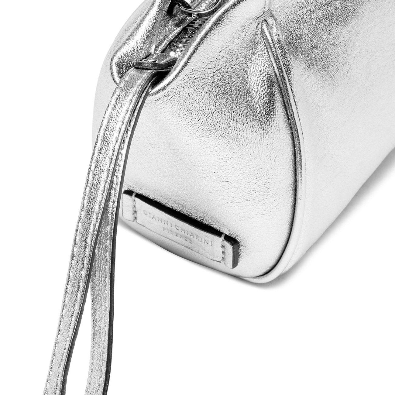 BORSA MARGARITA POUCH PELLE GIANNI CHIARINI BS9594/23PEPLW 359 ARGENTO GIANNI CHIARINI 
