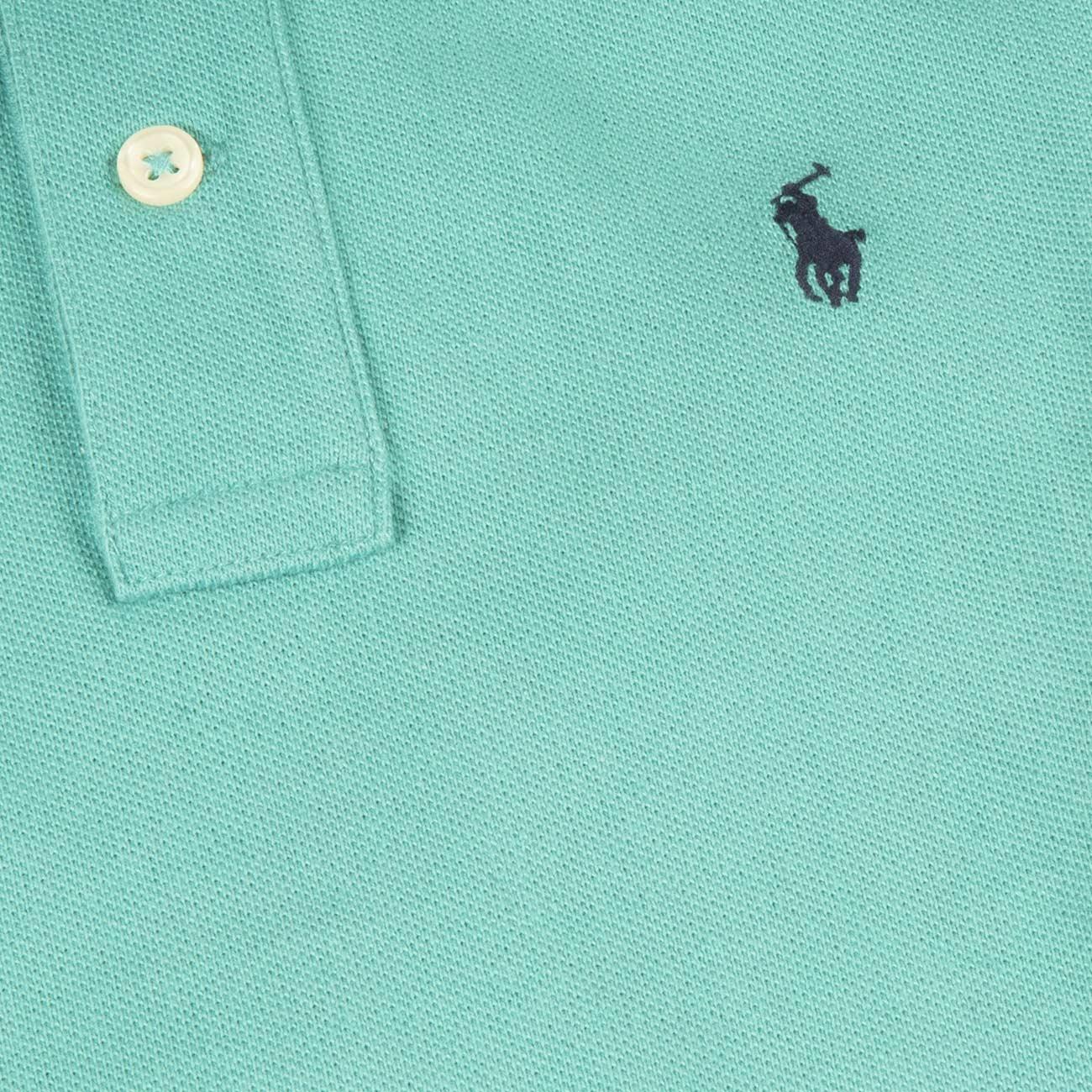 Polo In Cotone Bimbo Turchese 322690063 007 TURCHESE POLO RALPH LAUREN 
