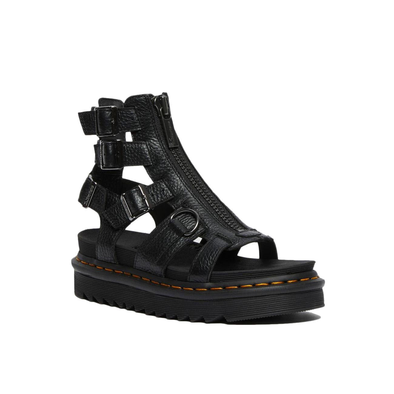 SANDALO OLSON DRMARTENS 26561001 BLACK MILLED NAPPA DR.MARTENS 