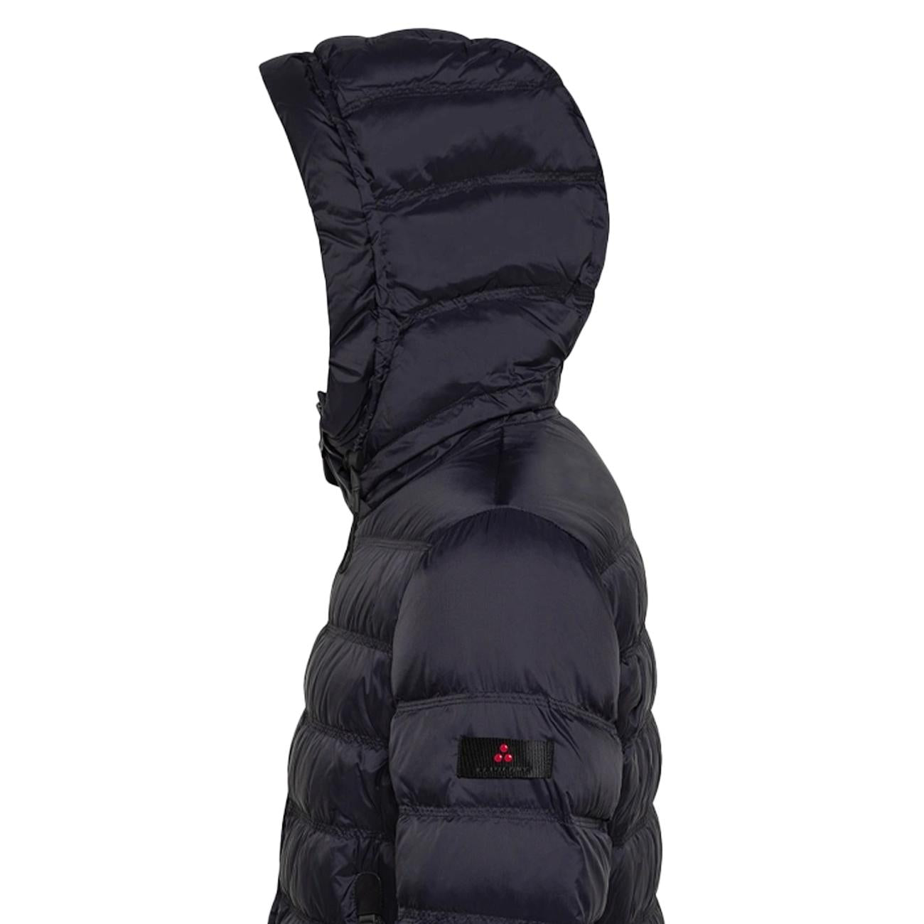 GIUBB. U. BOGGS KN PIUMA F.ZIP + CAPP. STACC. NYLON  PEUTEREY PEU325701181503 215BL BLU GRAFITE PEUTEREY 