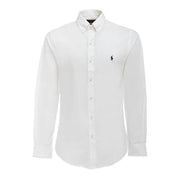 CAMICIA U. B.DOWN SLIM COT. STR. RALPH LAUREN 710832480 002 WHITE POLO RALPH LAUREN 