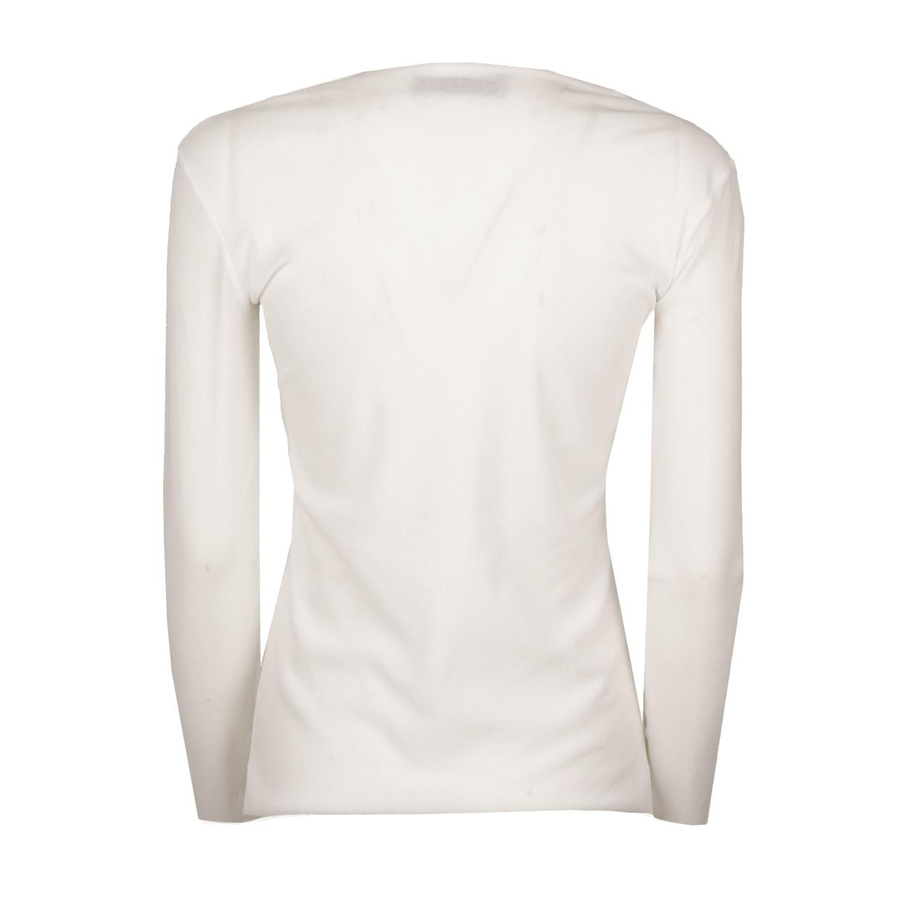 T-Shirt Tulle Donna Bianco 57812 1BIAN-BIANCO D.EXTERIOR 
