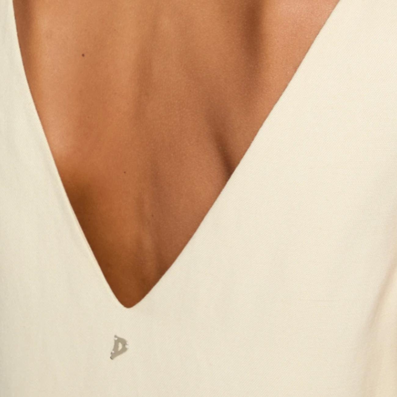 Abito Corto Smanicato DA445IF0041DXXX 004 BEIGE DONDUP 