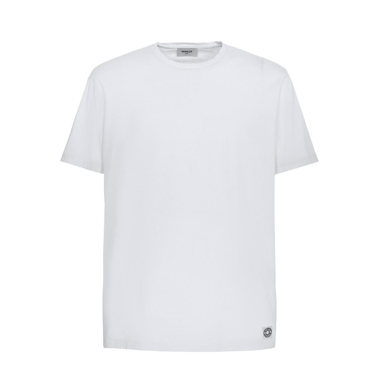 T-Shirt In Cotone Uomo Bianco MK11011 BIANCO MARKUP 