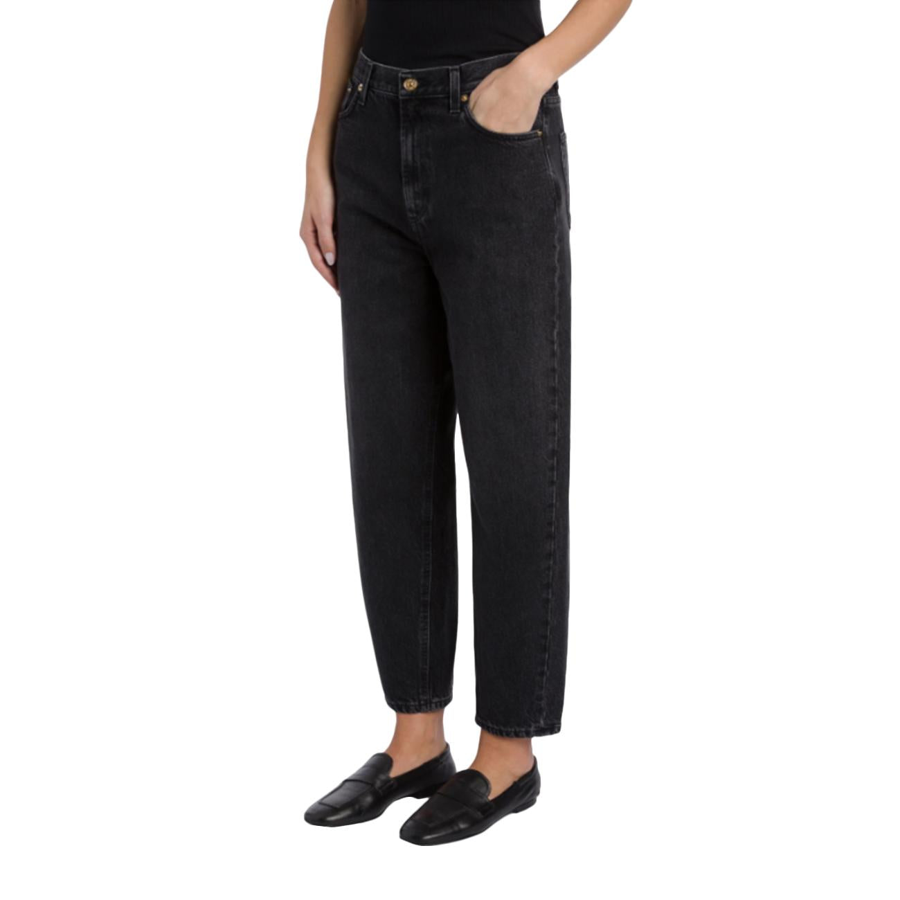 Jeans Bessie DP784 DFE305D MB4 999 NERO DONDUP 