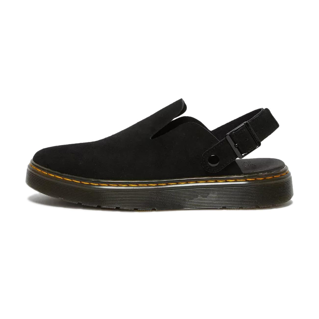  27410001 BLACK E H SUEDE DR.MARTENS 