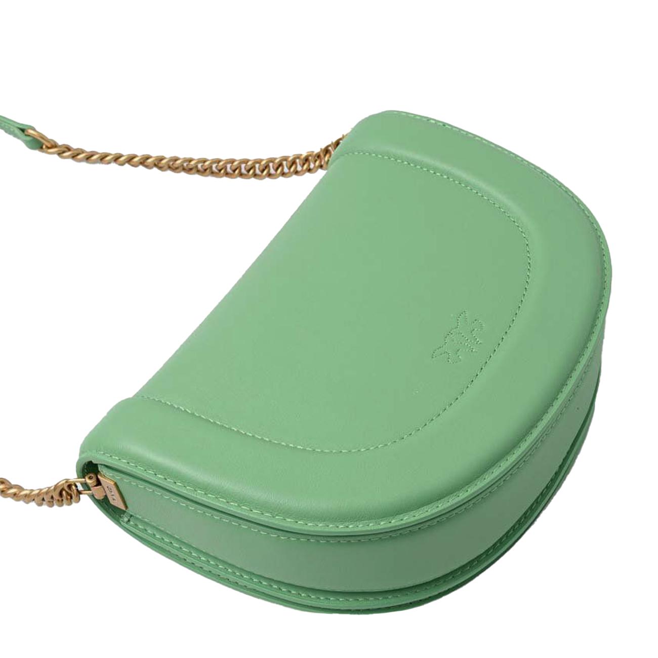 Borsa Love Round Click Mini Donna Verde Menta 101969/A0QO T36Q VERDE MENTA PINKO BAGS 