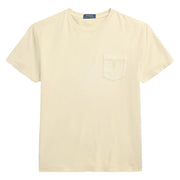 T-Shirt Personalizzata Slim Con Tasca Tinta Minerale 710969628 007 NATURAL POLO RALPH LAUREN 