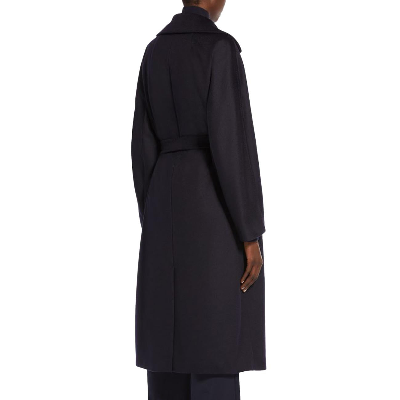 Cappotto Resina Drap Di Pura Lana Donna Blu RESINA 2350161133600 010 BLU MAX MARA WEEKEND 