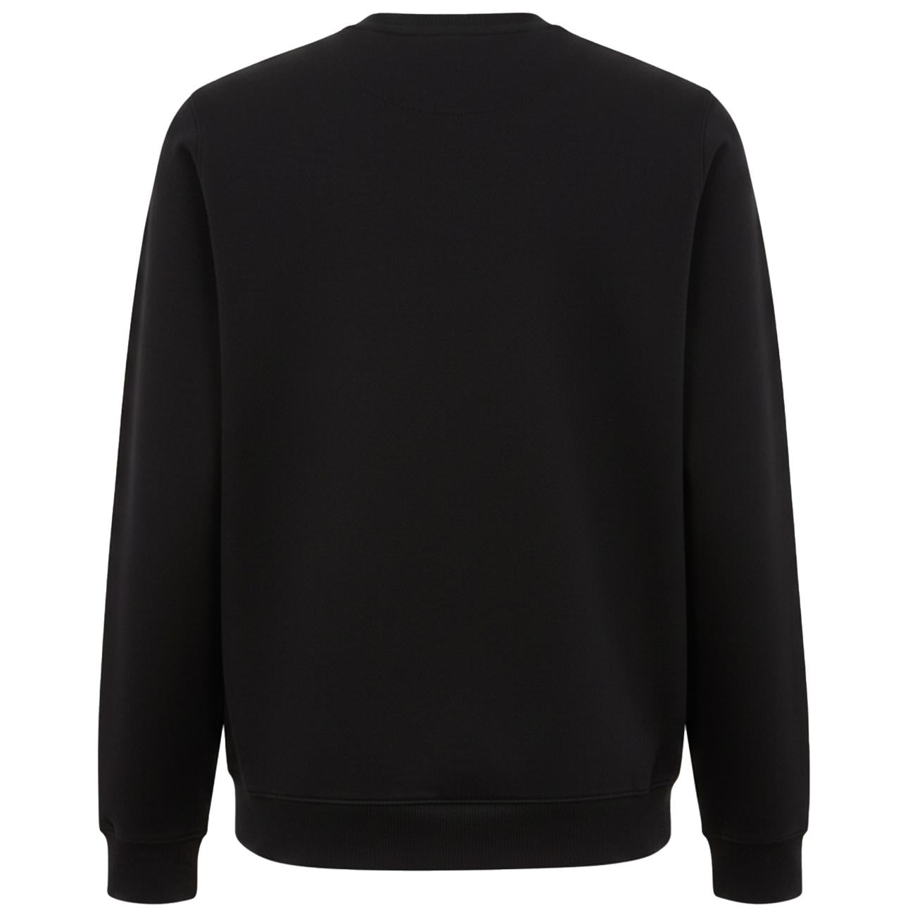 Felpa Girocollo Con Patch Gommata MK22003 NERO/N MARKUP 