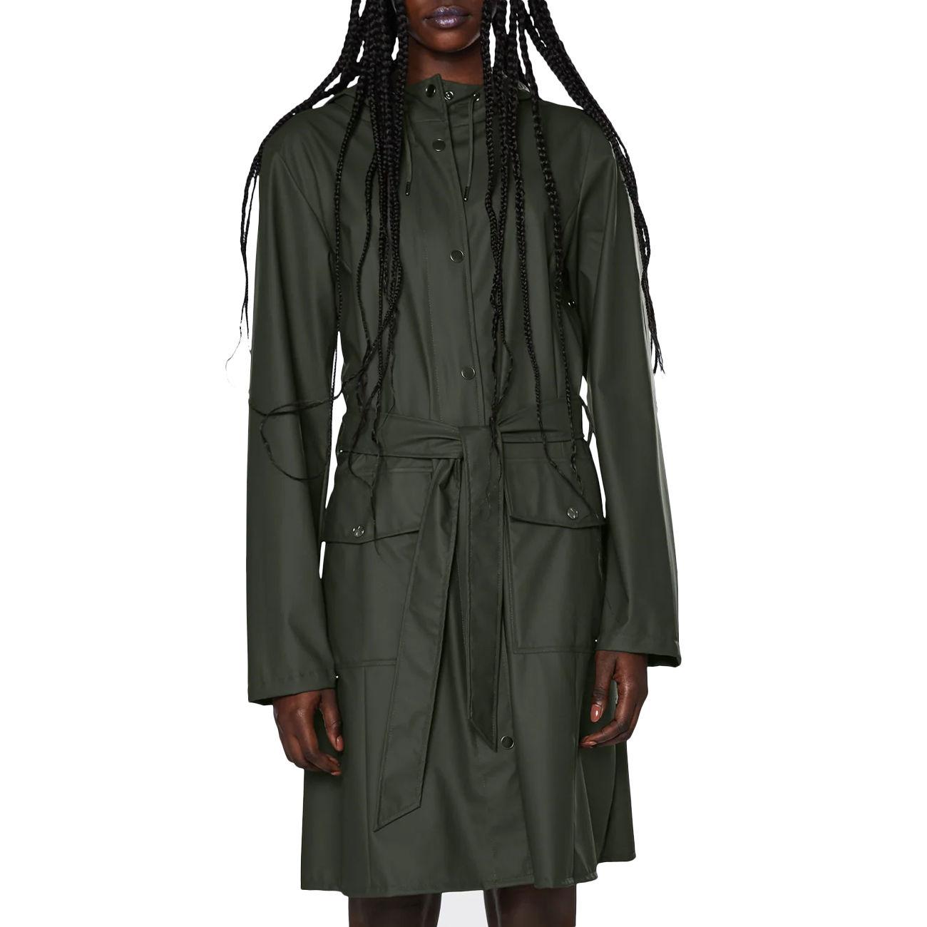 Trench Curve Slim Con Cintura Donna Green RA18130 GREEN RAINS 