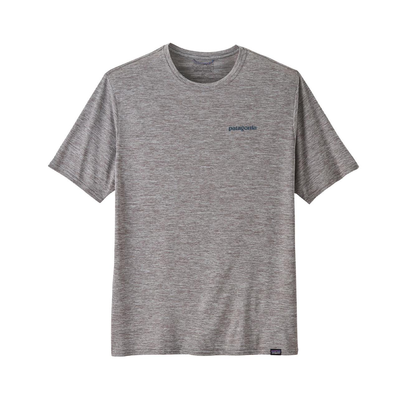 Tshirt Cool Daily Graphic Waters Uomo Abalone Blue Feather Grey 45355 BLAF BOARDSHORT LOGO BLUE GREY PATAGONIA 