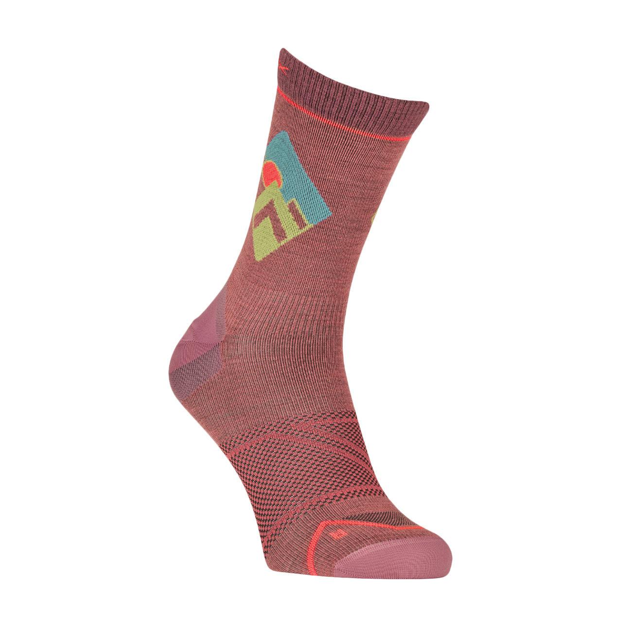 CALZE D. ALPINE LIGHT COMP MID SOCKS ORTOVOX 54792 WILD ROSE ORTOVOX 